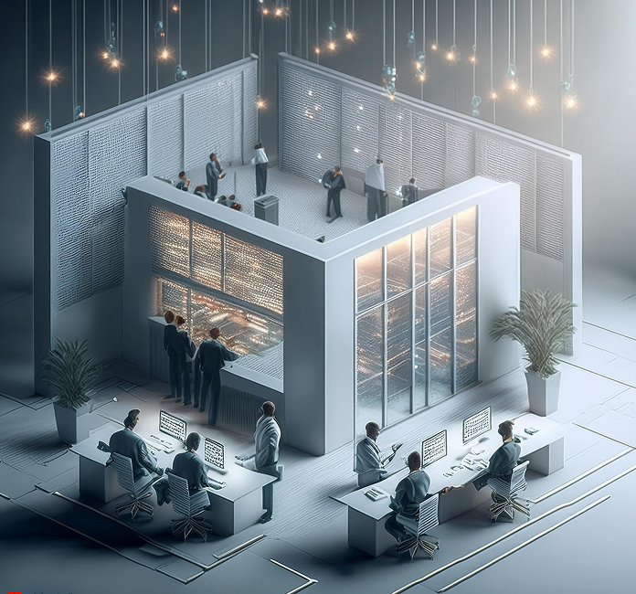 Group of people working